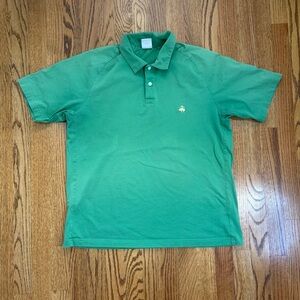 Brooks Brothers Green Short-Sleeve Polo